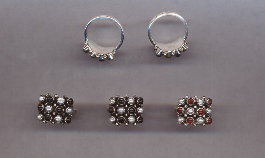 925 Silver Ring with Gemstone