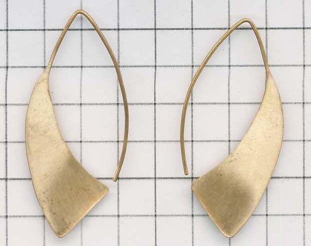 Brass Chandelier Earrings