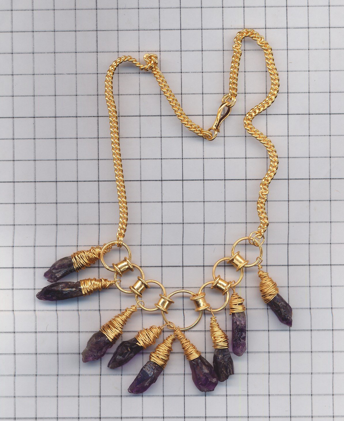 Handmade Brass Jewelry Set