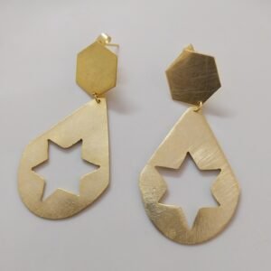 BRASS EARRINGS BRJE-1040
