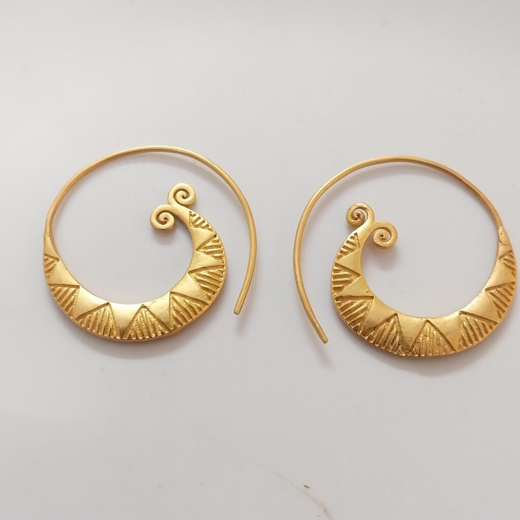 BRASS EARRING BRJE-1018