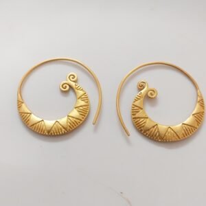 BRASS EARRING BRJE-1018