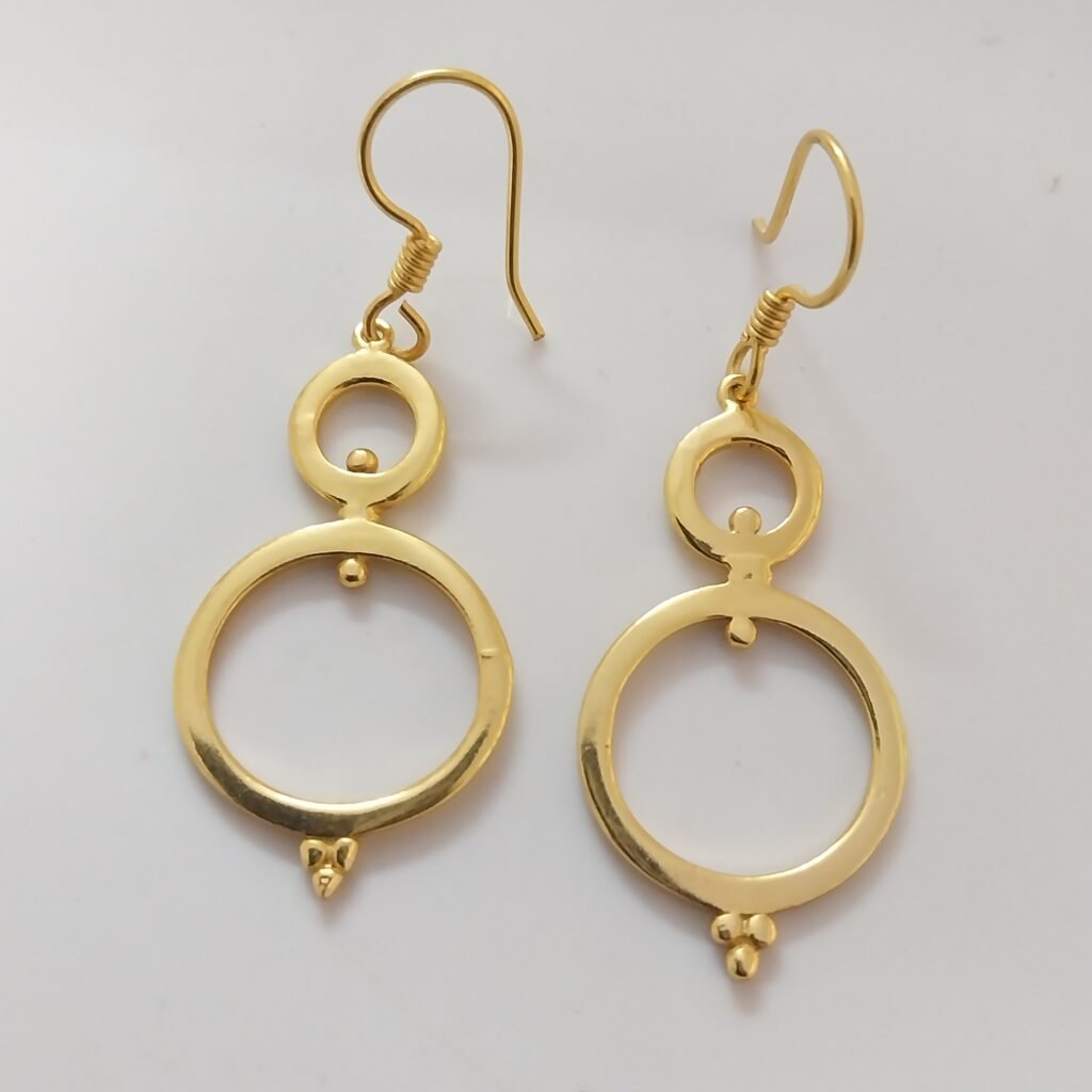 BRASS EARRIG BRJE-1013