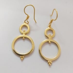 BRASS EARRIG BRJE-1013